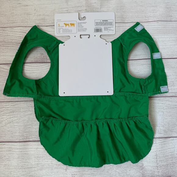 Boots & Barkley Green Floral Pet Dress Cat Dog Size Small Up to 20lbs - Picture 4 of 9